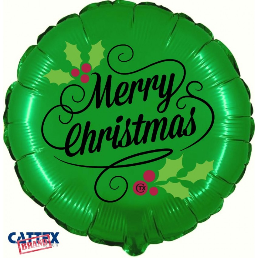 Palloncini Decorati CTX+ - Christmas Holly (18”)